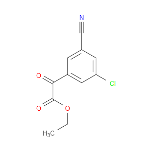 ethyl 2-(3-chloro-5-cyanophenyl)-2-oxoacetate