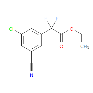 ethyl 2-(3-chloro-5-cyanophenyl)-2,2-difluoroacetate