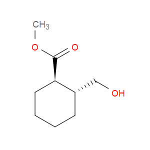 Cyclohexanecarboxylic acid, 2-(hydroxymethyl)-, methyl ester, trans-