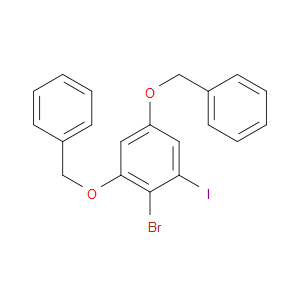 (((4-bromo-5-iodo-1,3-phenylene)bis(oxy))bis(methylene))dibenzene