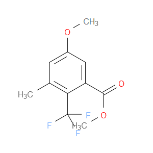 methyl 5-methoxy-3-methyl-2-(trifluoromethyl)benzoate