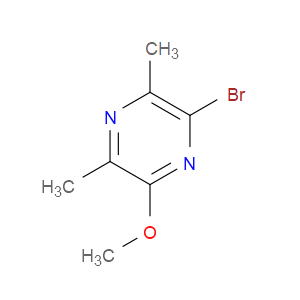 Pyrazine, 2-bromo-6-methoxy-3,5-dimethyl-