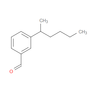 Benzaldehyde, 3-(1-methylpentyl)-