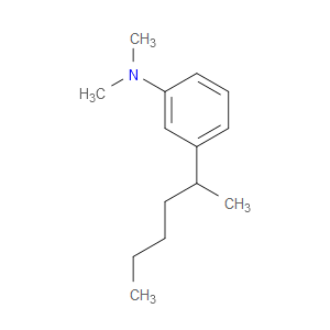 Benzenamine, N,N-dimethyl-3-(1-methylpentyl)-