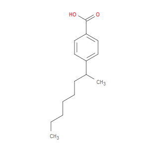 4-(1-Methylheptyl)benzoic acid
