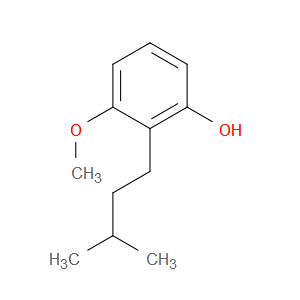 Phenol, 3-methoxy-2-(3-methylbutyl)-