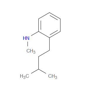 N-Methyl-2-(3-methylbutyl)benzenamine