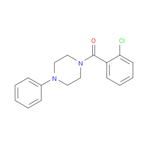 Methanone, (2-chlorophenyl)(4-phenyl-1-piperazinyl)-