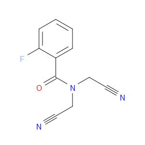 N,N-Bis(cyanomethyl)-2-fluorobenzamide