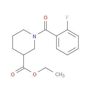 Ethyl 1-(2-fluorobenzoyl)-3-piperidinecarboxylate