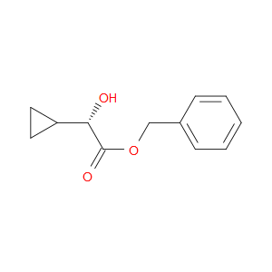 Phenylmethyl (αS)-α-hydroxycyclopropaneacetate