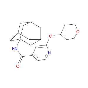 N-((3s,5s,7s)-adamantan-1-yl)-2-((tetrahydro-2H-pyran-4-yl)oxy)isonicotinamide