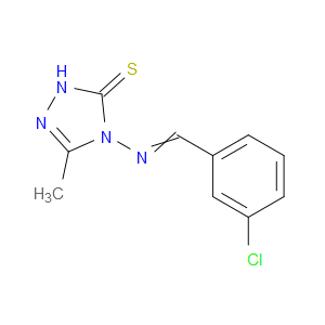 4-((3-chlorobenzylidene)amino)-3-methyl-1H-1,2,4-triazole-5(4H)-thione