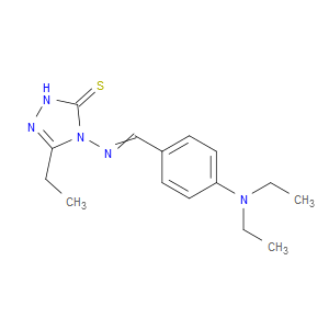 4-((4-(diethylamino)benzylidene)amino)-3-ethyl-1H-1,2,4-triazole-5(4H)-thione