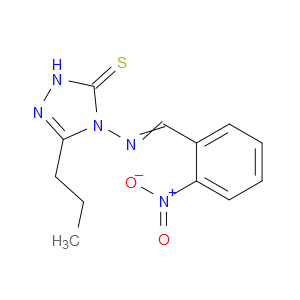 4-((2-nitrobenzylidene)amino)-3-propyl-1H-1,2,4-triazole-5(4H)-thione