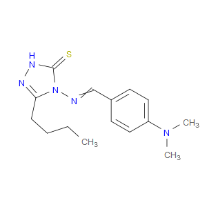 3-butyl-4-((4-(dimethylamino)benzylidene)amino)-1H-1,2,4-triazole-5(4H)-thione