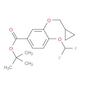 tert-butyl 3-(cyclopropylmethoxy)-4-(difluoromethoxy)benzoate