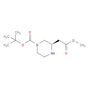 tert-butyl (3R)-3-(2-methoxy-2-oxoethyl)piperazine-1-carboxylate