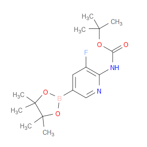 tert-butyl (3-fluoro-5-(4,4,5,5-tetramethyl-1,3,2-dioxaborolan-2-yl)pyridin-2-yl)carbamate