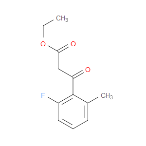 Benzenepropanoic acid, 2-fluoro-6-methyl-β-oxo-, ethyl ester