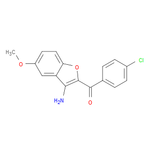 Methanone, (3-amino-5-methoxy-2-benzofuranyl)(4-chlorophenyl)-