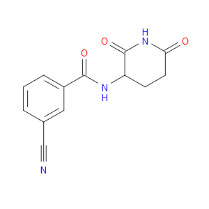 Benzamide, 3-cyano-N-(2,6-dioxo-3-piperidinyl)-
