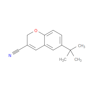 6-(1,1-Dimethylethyl)-2H-1-benzopyran-3-carbonitrile