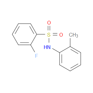 2-Fluoro-N-(2-methylphenyl)benzenesulfonamide