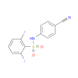 N-(4-Cyanophenyl)-2,6-difluorobenzenesulfonamide