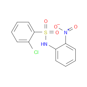2-Chloro-N-(2-nitrophenyl)benzenesulfonamide