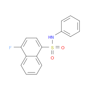 4-Fluoro-N-phenyl-1-naphthalenesulfonamide
