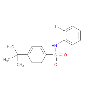 4-(1,1-Dimethylethyl)-N-(2-iodophenyl)benzenesulfonamide