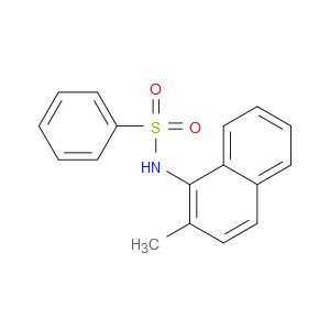 N-(2-Methyl-1-naphthalenyl)benzenesulfonamide
