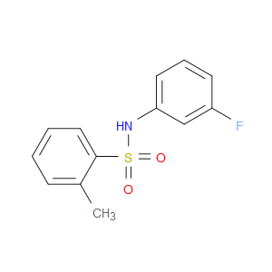 N-(3-Fluorophenyl)-2-methylbenzenesulfonamide