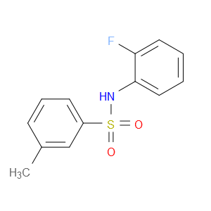N-(2-Fluorophenyl)-3-methylbenzenesulfonamide