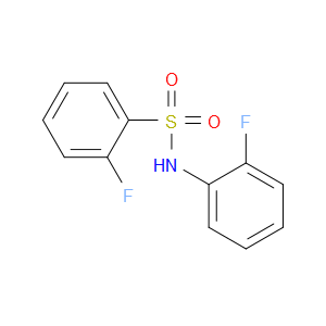 2-Fluoro-N-(2-fluorophenyl)benzenesulfonamide