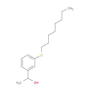 α-Methyl-3-(octylthio)benzenemethanol