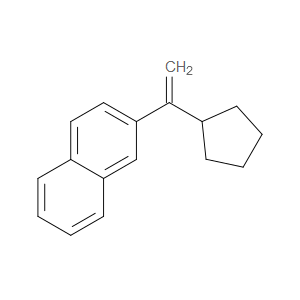Naphthalene, 2-(1-cyclopentylethenyl)-