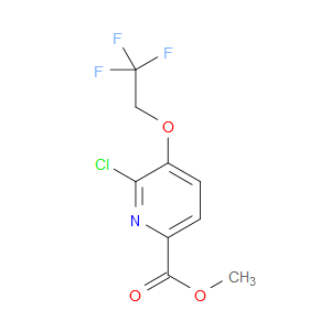 methyl 6-chloro-5-(2,2,2-trifluoroethoxy)picolinate