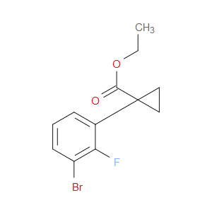 ethyl 1-(3-bromo-2-fluorophenyl)cyclopropanecarboxylate