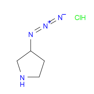 Pyrrolidine, 3-azido-, hydrochloride (1:1)