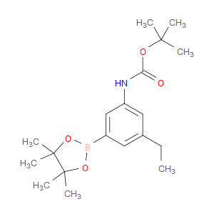 tert-butyl (3-ethyl-5-(4,4,5,5-tetramethyl-1,3,2-dioxaborolan-2-yl)phenyl)carbamate