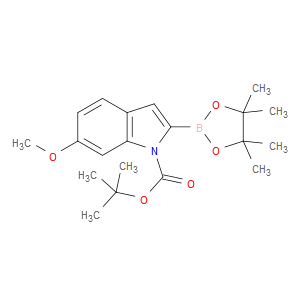 tert-butyl 6-methoxy-2-(4,4,5,5-tetramethyl-1,3,2-dioxaborolan-2-yl)-1H-indole-1-carboxylate