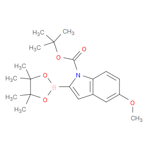 tert-butyl 5-methoxy-2-(4,4,5,5-tetramethyl-1,3,2-dioxaborolan-2-yl)-1H-indole-1-carboxylate
