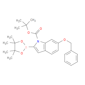 tert-butyl 6-(benzyloxy)-2-(4,4,5,5-tetramethyl-1,3,2-dioxaborolan-2-yl)-1H-indole-1-carboxylate