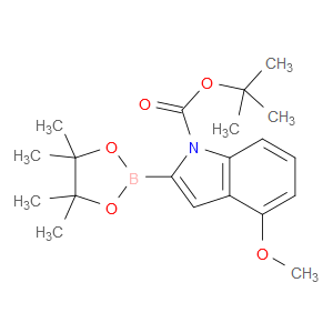 tert-butyl 4-methoxy-2-(4,4,5,5-tetramethyl-1,3,2-dioxaborolan-2-yl)-1H-indole-1-carboxylate
