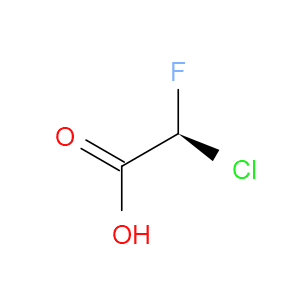 Acetic acid, chlorofluoro-, (2S)-