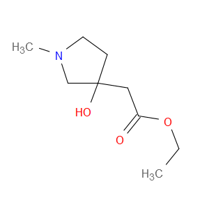 ethyl 2-(3-hydroxy-1-methylpyrrolidin-3-yl)acetate