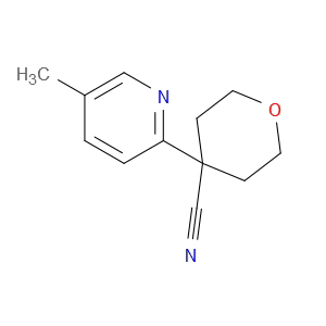 Tetrahydro-4-(5-methyl-2-pyridinyl)-2H-pyran-4-carbonitrile