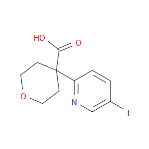 Tetrahydro-4-(5-iodo-2-pyridinyl)-2H-pyran-4-carboxylic acid